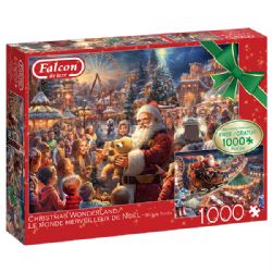 FALCON CASSE-TÊTE 2 X 1000 PIÈCES - LE MONDE MERVEILLEUX DE NOËL #71-02093